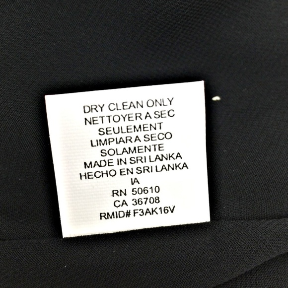 ANNE KLEIN Black Textured Velvet A-Line Skirt Sz 8 - Picture 8 of 8